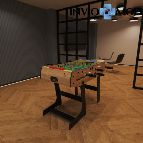 Игровой стол - футбол DFC SILVERWOOD SB-ST-07 фото фото 12