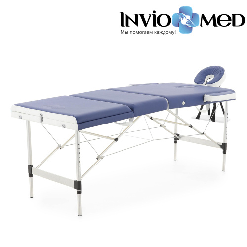 Массажный стол складной алюминиевый Med-Mos JFAL01A 3-х секционный NEW фото фото 2