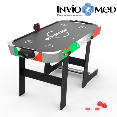 Игровой стол - аэрохоккей DFC ENFORCER 48 складной фото
