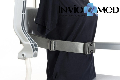 Кресло-каталка Vermeiren 139 SP (Pluo) с санитарным оснащением с большими колесами фото 3