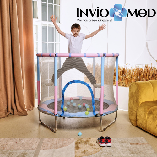 Батут DFC A.KOU KIDS 55 дюймов с сеткой фото фото 17