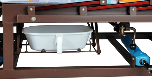 Кровать медицинская Мед-Мос Е-45А (ММ-152ПН) с боковым переворачиванием, туалетным устройством и функцией «кардиокресло» фото фото 4