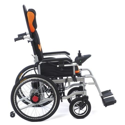 Электрическая кресло-коляска MET COMFORT 21 с гибридной спинкой и приводными колесами (арт. 18417) фото 4