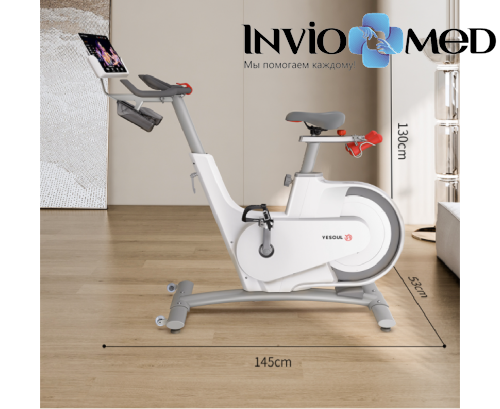 Велотренажер YESOUL Smart Spinning bike V1 белый фото фото 3 Велотренажер YESOUL Smart Spinning bike V1 белый фото фото 3
