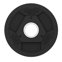 Диск олимпийский BRONZE GYM обрезиненный 1,25 кг фото