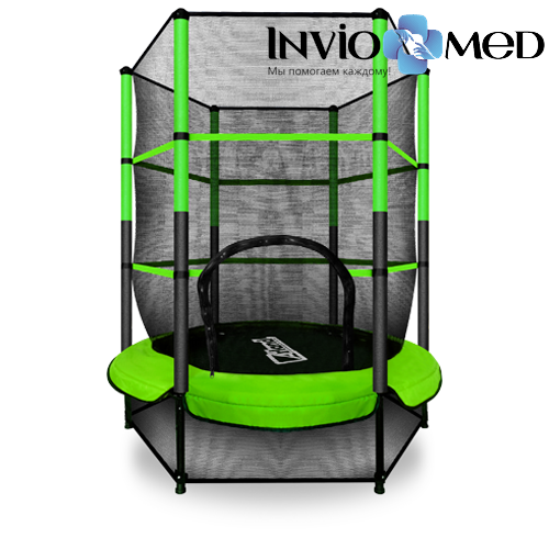 ARLAND Мини батут с защитной сеткой (СВЕТЛО-ЗЕЛЕНЫЙ) фото ARLAND Мини батут с защитной сеткой (СВЕТЛО-ЗЕЛЕНЫЙ) фото