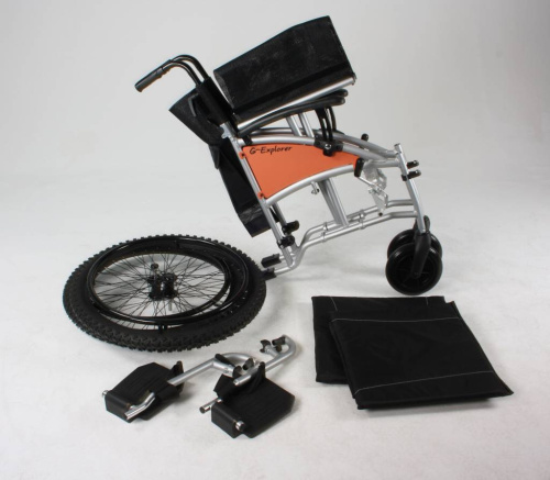 Кресло-коляска Excel G-Lite Pro 24 с широкими приводными колёсами фото 4