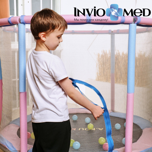 Батут DFC A.KOU KIDS 55 дюймов с сеткой фото фото 12