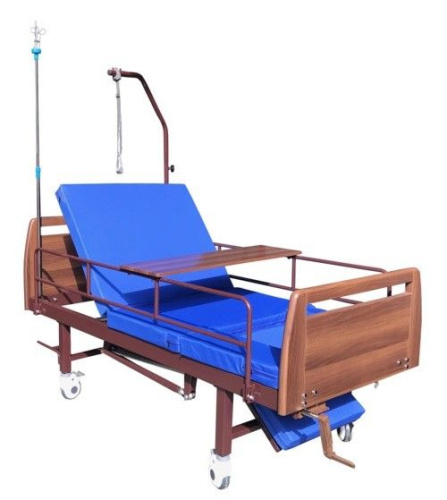 Кровать функциональная медицинская DHC FE-2 механическая 3-х секционная фото