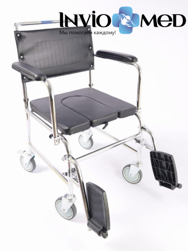 Кресло-каталка с санитарным оснащением Titan LY-800-154-U фото
