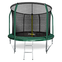 ARLAND Батут премиум 10FT с внутренней страховочной сеткой и лестницей (Dark green) фото
