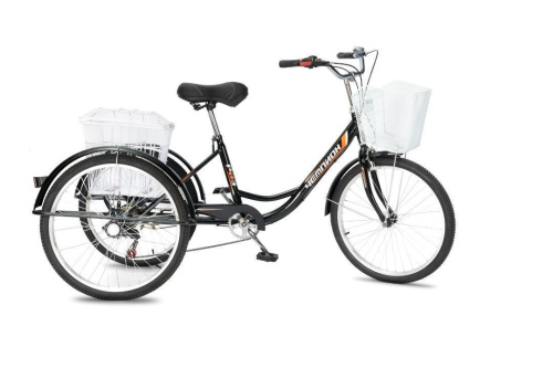 Велосипед трехколесный для взрослых РВЗ Чемпион 24" 6 скоростей складной фото 3
