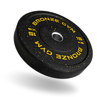 Bronze Gym Диск бамперный 15кг д50 фото
