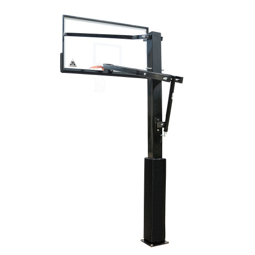 Баскетбольная стационарная стойка DFC ING72GU 180x105см стекло 10мм (Пять коробов). фото фото 6