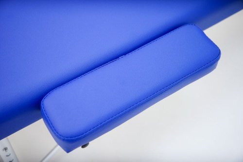 Массажный стол MET Comfort A3 алюминий, 3-х секционный, синий (арт.18464) фото фото 7