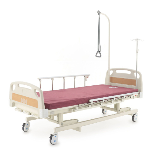 Кровать механическая Med-Mos E-31 (ММ-3014Н-00) (3 функции) с растоматом и полкой фото фото 11