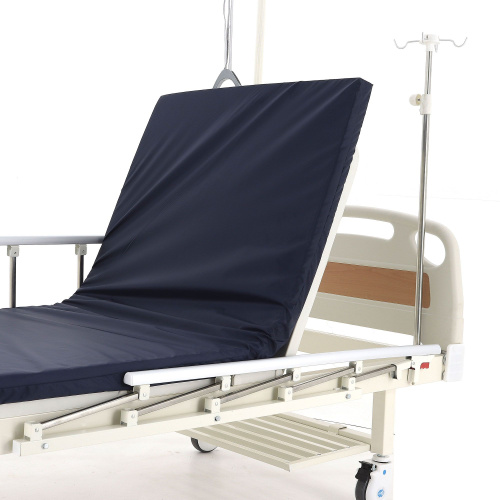 Кровать механическая Med-Mos Е-8 (MM-2014Н-02) (2 функции) с полкой и столиком фото фото 15