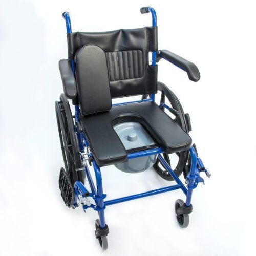 Кресло-коляска Мега-Оптим HMP-7014KD с санитарным оснащением фото 5