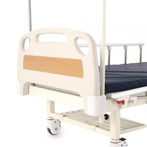 Кровать механическая Med-Mos Е-8 (MM-2014Н-02) (2 функции) с полкой и столиком фото фото 18